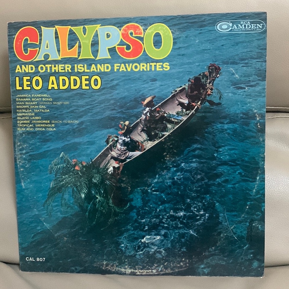 CALYPSO & Other Island Favourites by Leo Addeo 1964 Vinyl Record